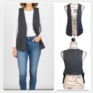 Festival Ready   preppy Tweed Cropped Vest With Pockets